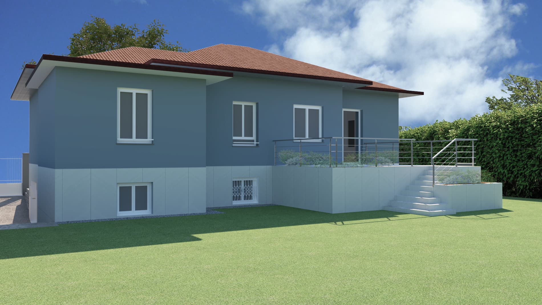 VILLA CON GIARDINO